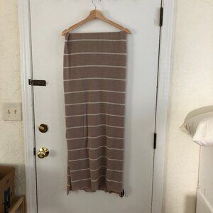 NWT Cashmere Striped Wrap